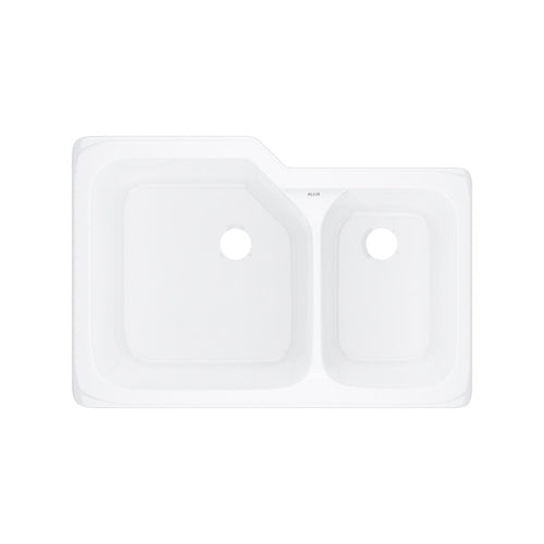ROHL Allia™ 33" Fireclay 2 Bowl Undermount Kitchen Sink