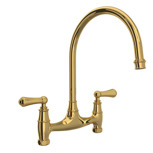 Perrin & Rowe Georgian Era Bridge Kitchen Faucet Without Unions