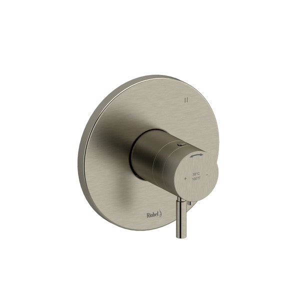 Riobel Riu Thermostatic Pressure-Balance 3-Way Shower Trim – No Share