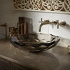 Briolette™ 17-1/2" round vessel bathroom sink, no overflow