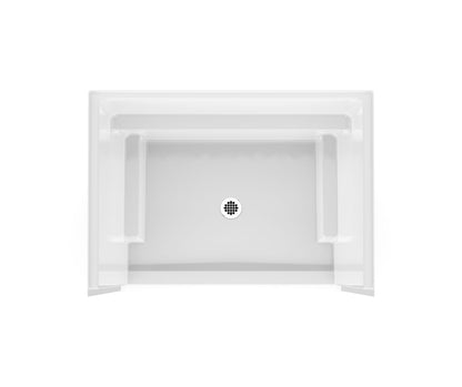 Icon SH4834 AcrylX™ Alcove Center Drain One-piece Shower in White
