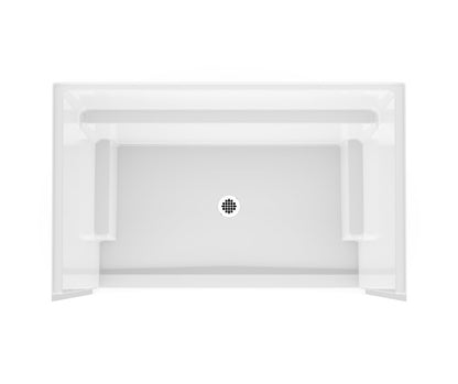 Icon SH6036 AcrylX™ Alcove Center Drain One-Piece Shower in White