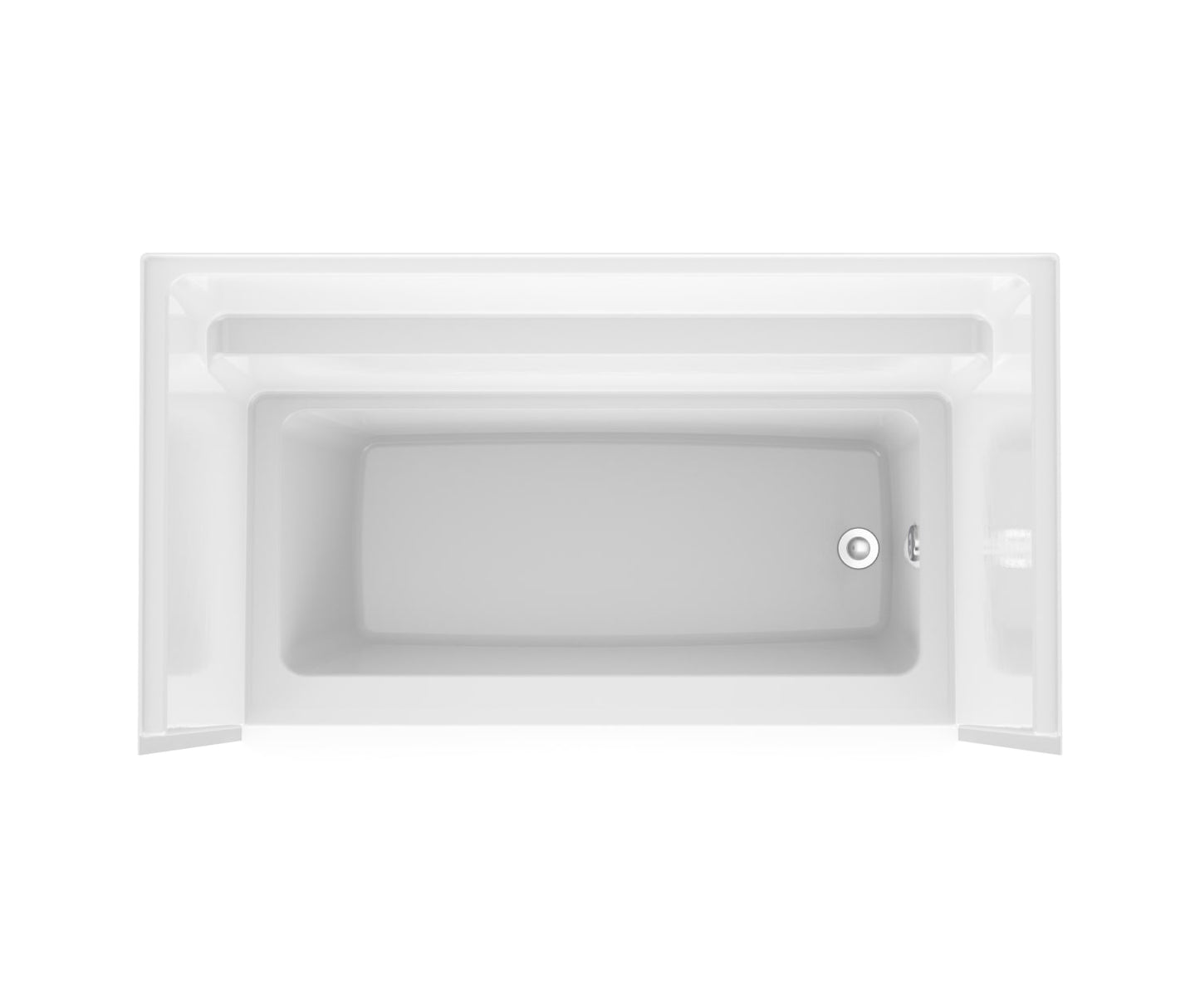 Icon TS6032 AcrylXâ¢ Alcove Left Hand Drain One-Piece Tub Shower in White