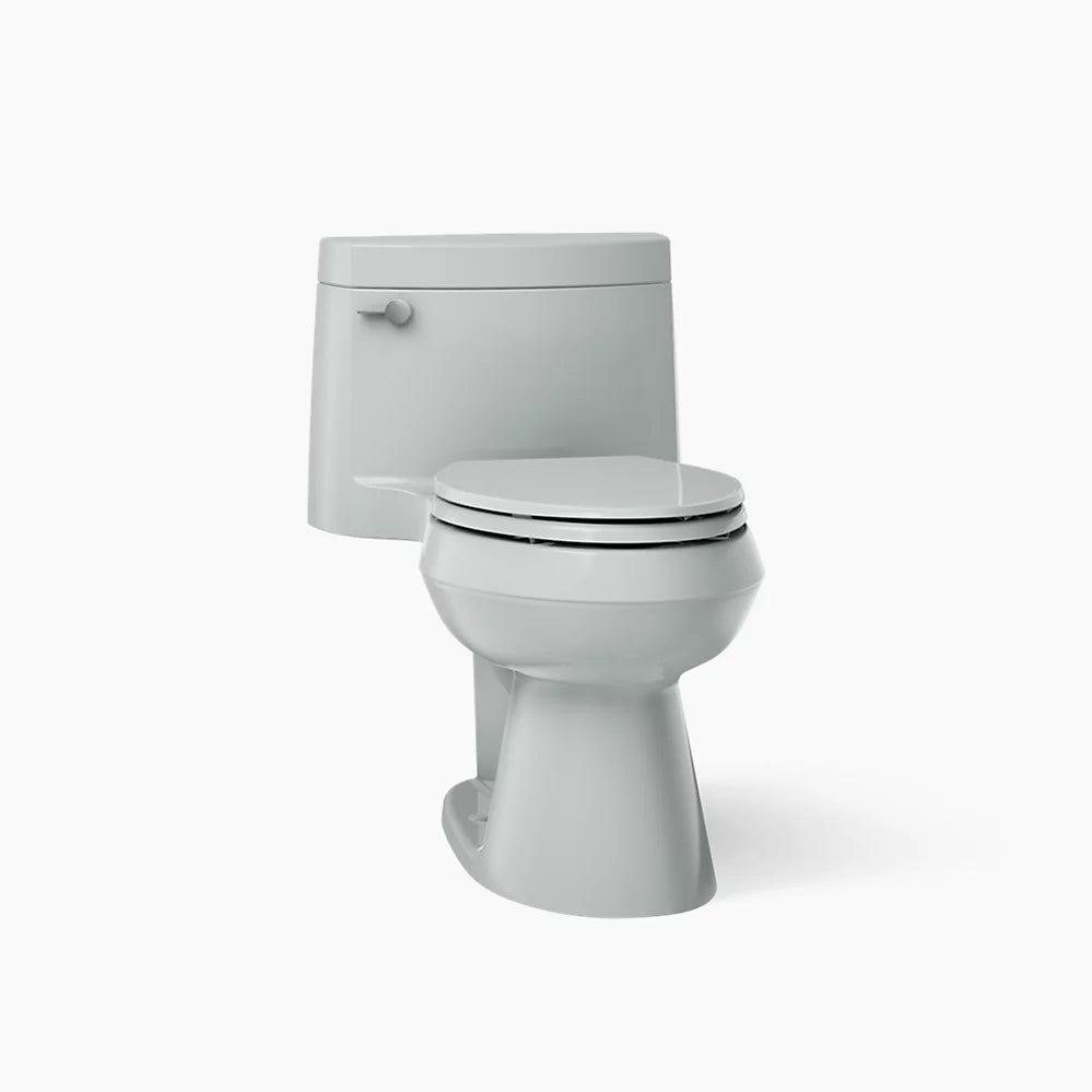 Cimarron® One-piece elongated toilet with concealed trapway, 1.28 gpf