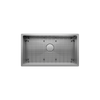 Prochef Undermount Stainless Steel Single Bowl Kitchen Sink with Grid, 30" x 16" x 9"