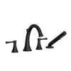 Riobel Edge™ 4-Hole Deck Mount Tub Filler