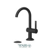 Tenzo Single hole lavatory faucet with drain