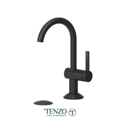 Tenzo Single hole lavatory faucet with drain