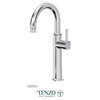 Tenzo Tall single hole lavatory faucet with drain, Alyss