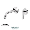 Tenzo Lavatory With Drain Bathroom Faucet – Wall-Mount
