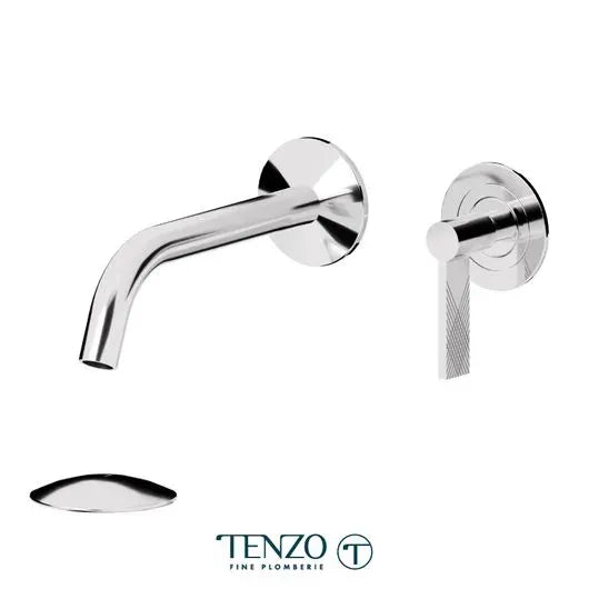 Tenzo Lavatory With Drain Bathroom Faucet – Wall-Mount