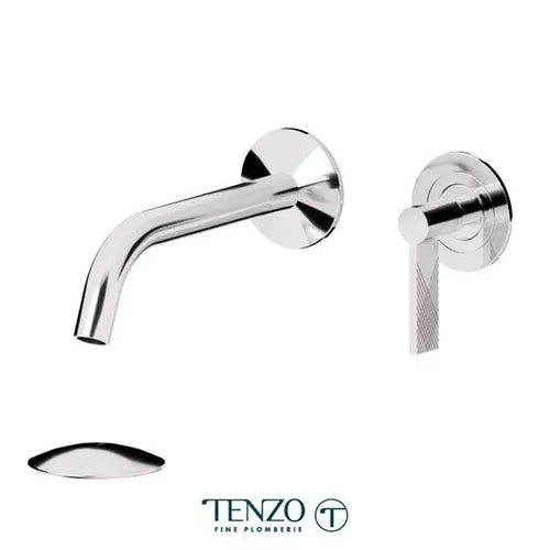 Tenzo Lavatory With Drain Bathroom Faucet – Wall-Mount