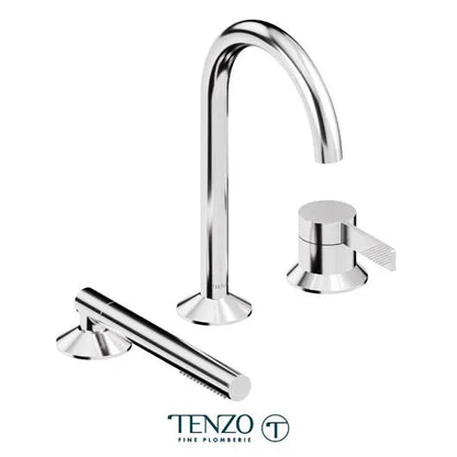 Tenzo 3 Pieces Paloma Deck-Mount Tub Filler