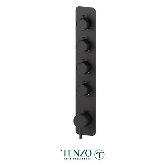 Tenzo Extenza 4 Functions Alyss Thermostatic 4-Way Shower Trim