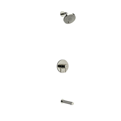 Riobel Shower Kit 4744 Type T/P (Thermostatic/Pressure Balance) 1/2 Inch Coaxial 2-Way No Share With Shower Head And Tub Spout