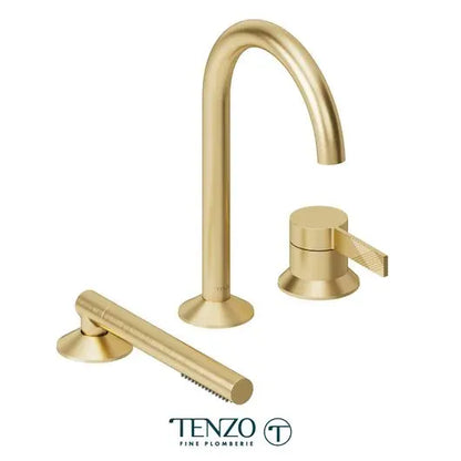 Tenzo 3 Pieces Paloma Deck-Mount Tub Filler