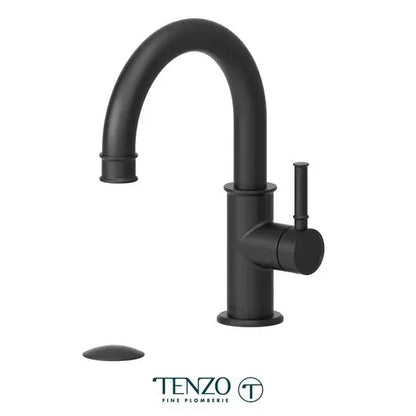 Tenzo Single hole lavatory faucet with drain, Alyss
