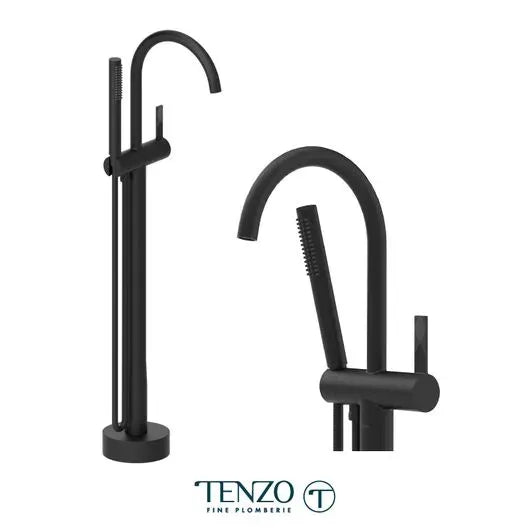 Tenzo Tub FIller Paloma Floor-Mount Tub Filler