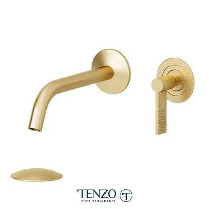 Tenzo Lavatory With Drain Bathroom Faucet – Wall-Mount