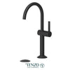 Tenzo Tall Lavatory With Drain Single-Hole Bathroom Faucet