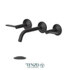 Tenzo Lavatory With Drain Bathroom Faucet – Wall-Mount