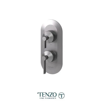 Tenzo T-box Pressure-Balance 2 Functions With Diverter Paloma Thermostatic Pressure-Balance 2-Way Shower Trim