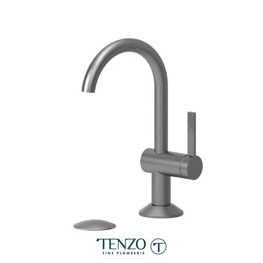 Tenzo Single hole lavatory faucet with drain