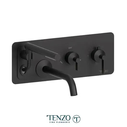 Tenzo Retractable Hose Paloma Wall-Mount Tub Filler