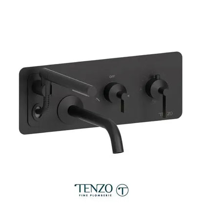 Tenzo Retractable Hose Paloma Wall-Mount Tub Filler