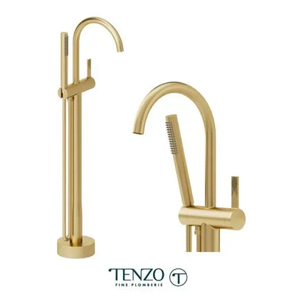 Tenzo Tub FIller Paloma Floor-Mount Tub Filler