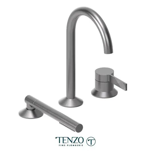 Tenzo 3 Pieces Paloma Deck-Mount Tub Filler
