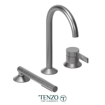 Tenzo 3 Pieces Paloma Deck-Mount Tub Filler