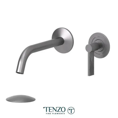 Tenzo Lavatory With Drain Bathroom Faucet – Wall-Mount