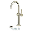 Tenzo Tall Lavatory With Drain Single-Hole Bathroom Faucet