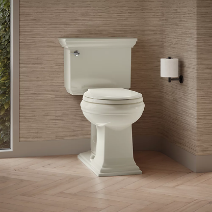 Memoirs® Stately Continuousclean Two-Piece Round-Front Toilet, 1.28 Gpf