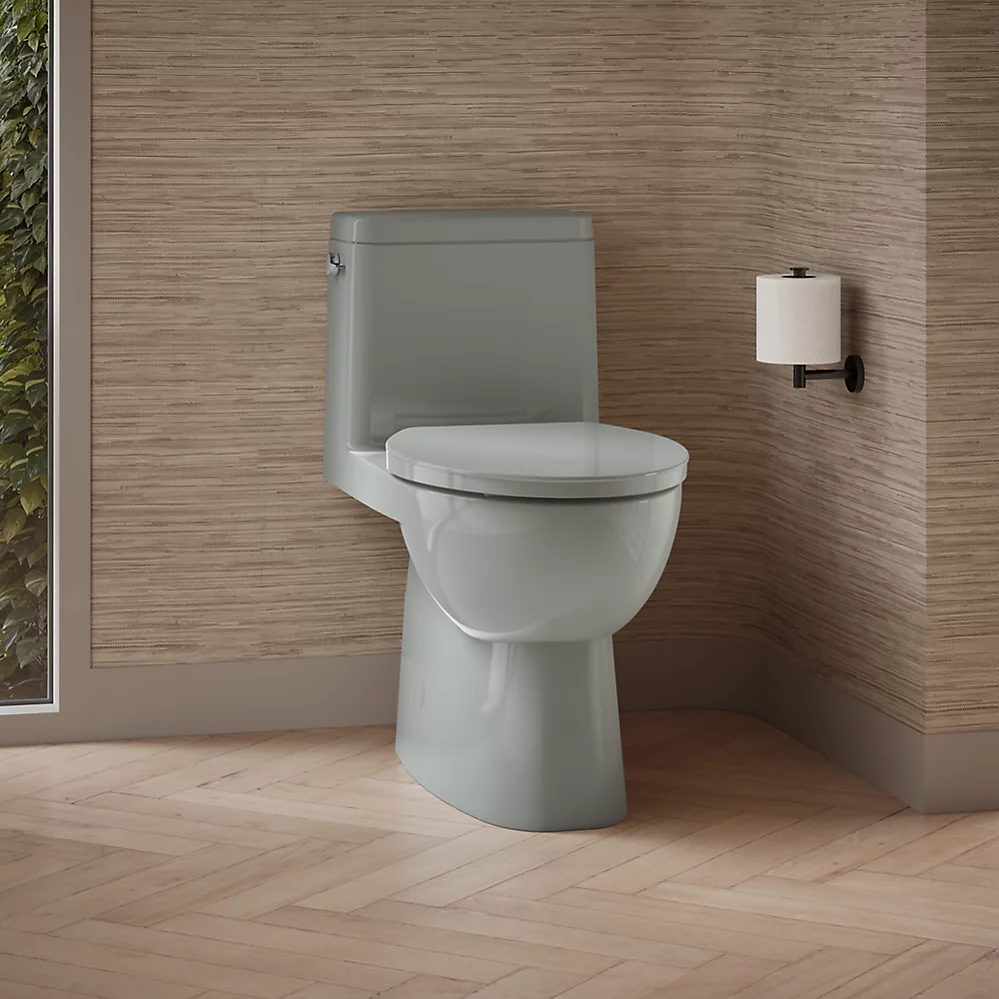 Kohler Reach® One-Piece Compact Elongated Toilet With Skirted Trapway, 1.28 Gpf