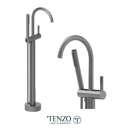 Tenzo Tub FIller Paloma Floor-Mount Tub Filler