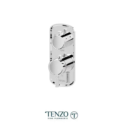 Tenzo T-box 2 Functions With Diverter Alyss Thermostatic 2-Way Shower Trim