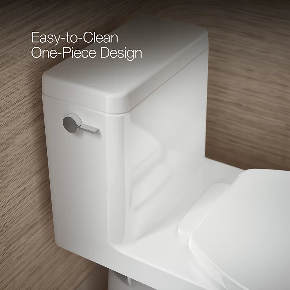 Kohler Reach® One-Piece Compact Elongated Toilet With Skirted Trapway, 1.28 Gpf