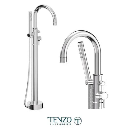 Tenzo Tub Filler Alyss Freestanding Bathtub