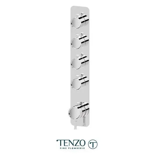 Tenzo Extenza 4 Functions Alyss Thermostatic 4-Way Shower Trim