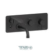 Tenzo Retractable Hose Alyss Wall-Mount Tub Filler