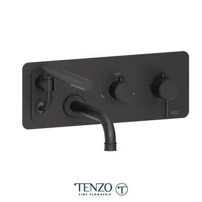 Tenzo Retractable Hose Alyss Wall-Mount Tub Filler