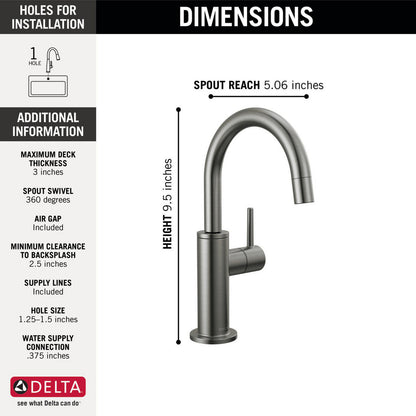 DELTA® Contemporary Round Beverage Faucet