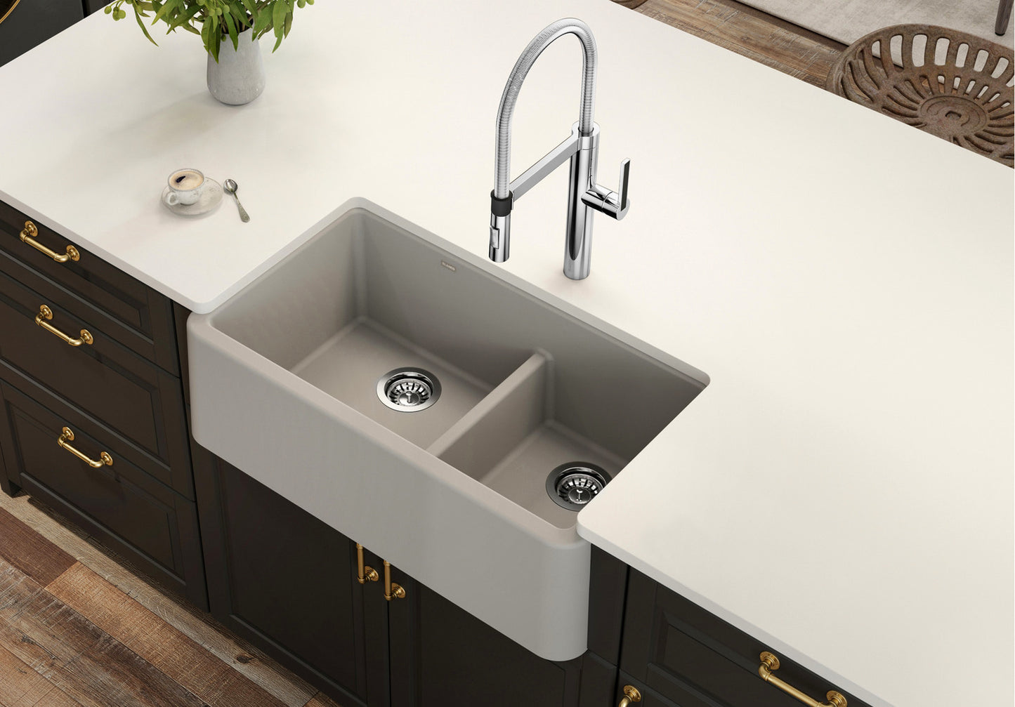 Blanco Ikon 33 1¾ Low Divide Silgranit Kitchen Sink