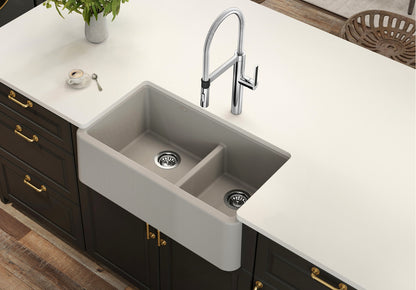 Blanco Ikon 33 1¾ Low Divide Silgranit Kitchen Sink
