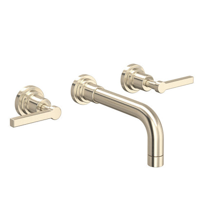 ROHL Lombardia Wall Mount Widespread Bathroom Faucet