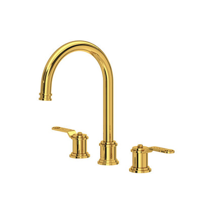 Perrin & Rowe Armstrong™ Widespread Lavatory Faucet With C-Spout