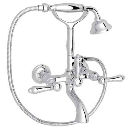 ROHL Exposed Wall Mount Tub Filler With Handshower