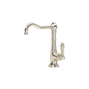 ROHL Cinquanta Single Hole Column Spout Bar & Food Prep Faucet - Polished Chrome With Metal Lever Handle/6.5LMAPC
